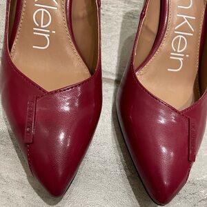 Calvin Klein Deep Red Women's Heels